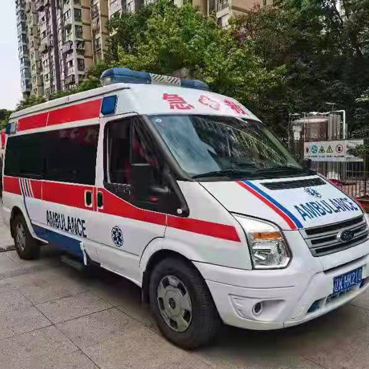 横山术后行动不便回家租赁救护车